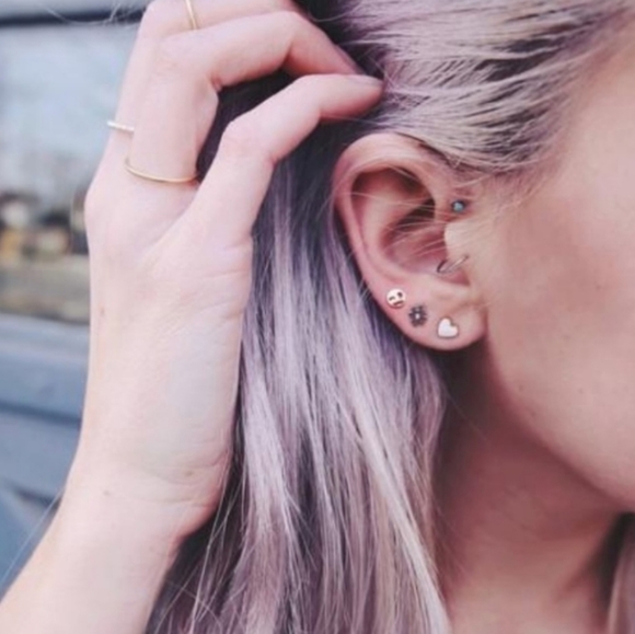 Urban Outfitters Emoji Earring Set*NWT* 6 Total* - Picture 6 of 6